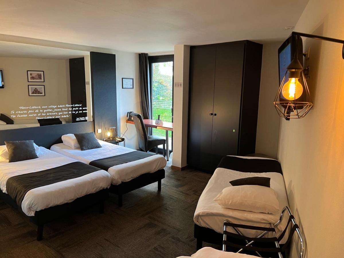 Logis Hotel Restaurant Des Acacias Lille Neuville En Ferrain נוביל-אן-פרה מראה חיצוני תמונה