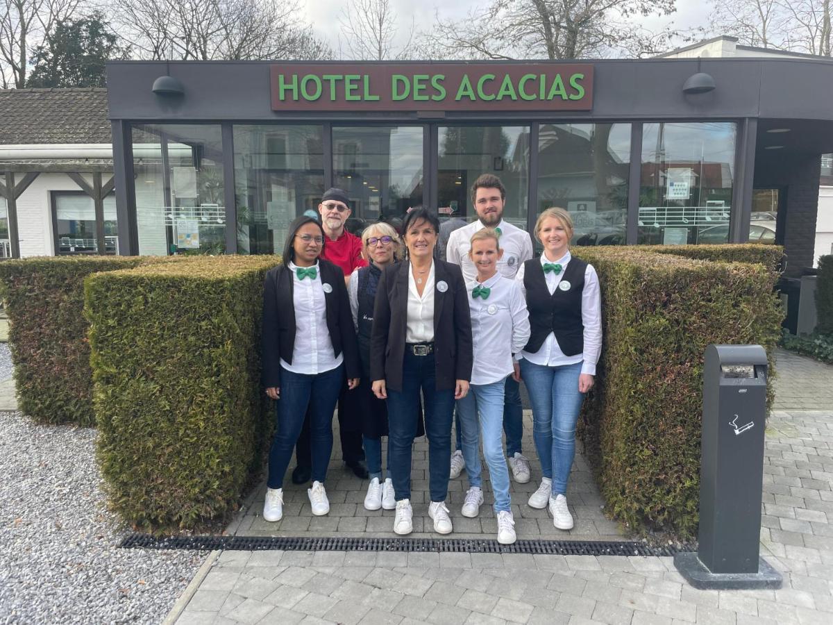 Logis Hotel Restaurant Des Acacias Lille Neuville En Ferrain נוביל-אן-פרה מראה חיצוני תמונה