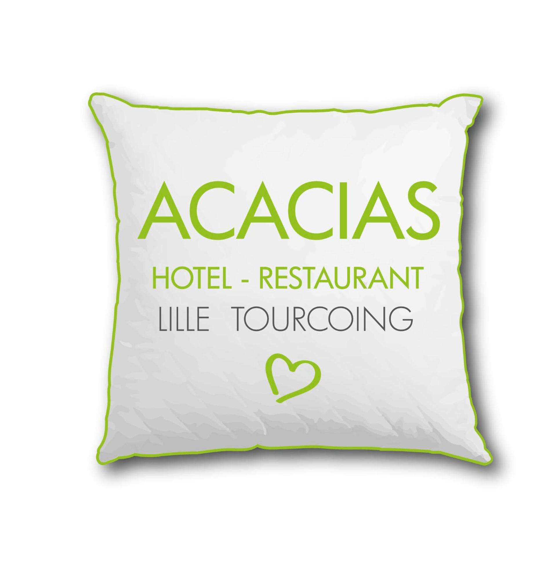 Logis Hotel Restaurant Des Acacias Lille Neuville En Ferrain נוביל-אן-פרה מראה חיצוני תמונה